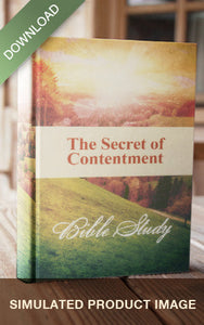 Sale - E-Bible Study - The Secret of Contentment